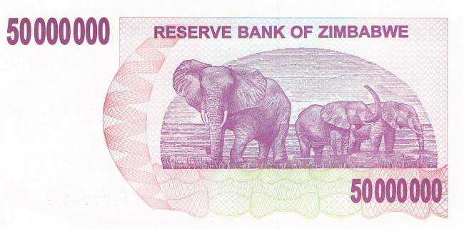 50 Million Dollars Zimbabwe p.57 2008